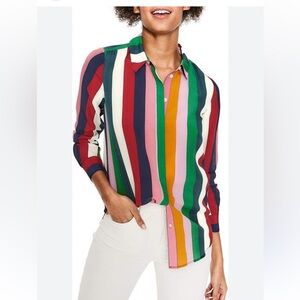 Boden Multicolor Striped Shirt